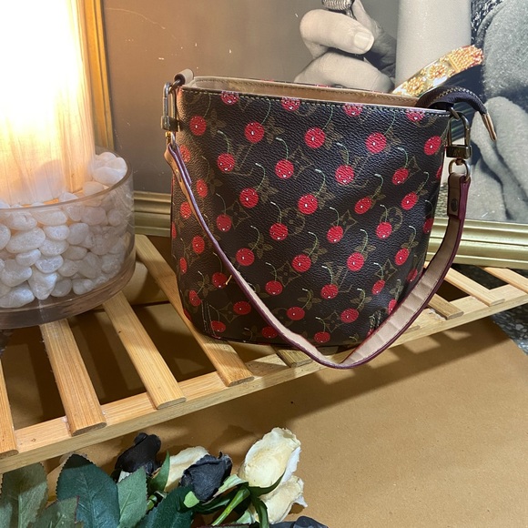 Leather Cherry Bag. - Picture 3 of 11